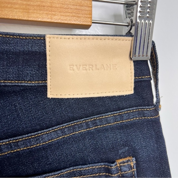 EVERLANE The Curvy High Rise Skinny Dark Wash Jeans - Picture 7 of 7